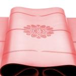 Anti-slip customized print extra large 5 mm fitness exercise natural rubber PU