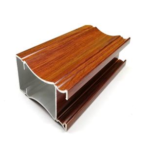 Wholesale GB523 6000 Wood Grain Aluminum Window Profiles from china suppliers