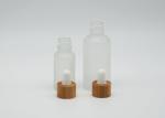 Frosted 50ml Bamboo Glass Essential Oil Dropper Bottles