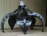 Manufacturer High Efficiency Excavator Mechanical Orange Peel Grapple For Sanny