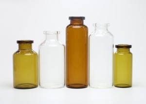 Wholesale Clear Medical Glass Vials , Amber Glass Vial 2ml 5ml 10ml 30ml Capacity from china suppliers