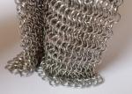 Weld Stainless Steel Chainmail Wire Mesh For Room Curtain