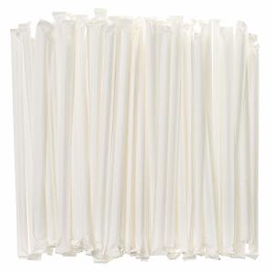 Wholesale Anti Dust Individually Wrapped Paper Straws Food Safe 7.76 Inches Long from china suppliers