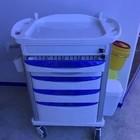 33 In Crash Cart Emergency Medical Equipment Trolley Nursing ISO 9001