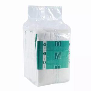 Wholesale High Absorption Soft Breathable Adult Incontinence Diaper OEM Fluff Pulp Cute Diapers from china suppliers