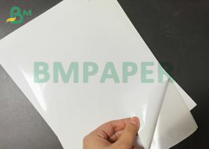 Wholesale Large Format High Gloss Surface 80gsm White Self - Adhesive sticker Paper sheet from china suppliers
