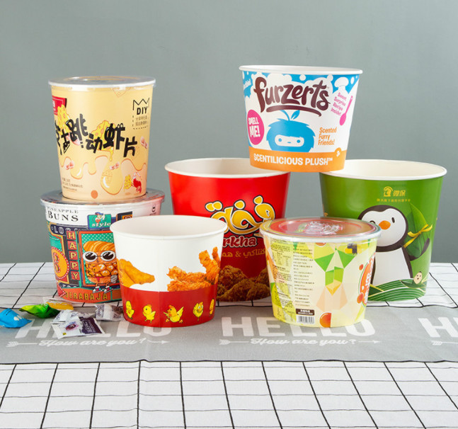 high quality disposable paper KFC fried chicken buckets wholesale
