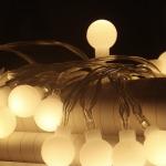 LED Outdoor String Lights 16FT 50/100Bulbs Globe Waterproof Patio Decorative