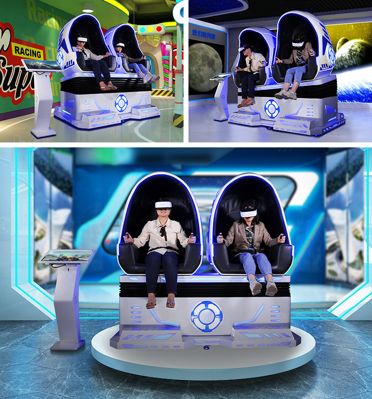Shooting Motion VR Roller Coaster Chair Simulator With Flight Movies