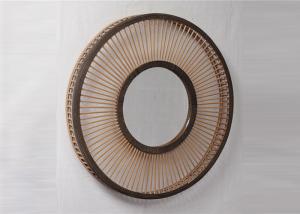 Wholesale ZY919095 Bedroom Full Circle European Bamboo Wall Decor Mirror from china suppliers