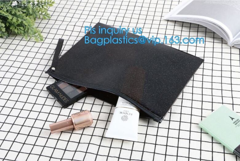 k bag with handle & slider, reclosable pvc clear plastic slider k bag, Reusable slider white small nylon cle