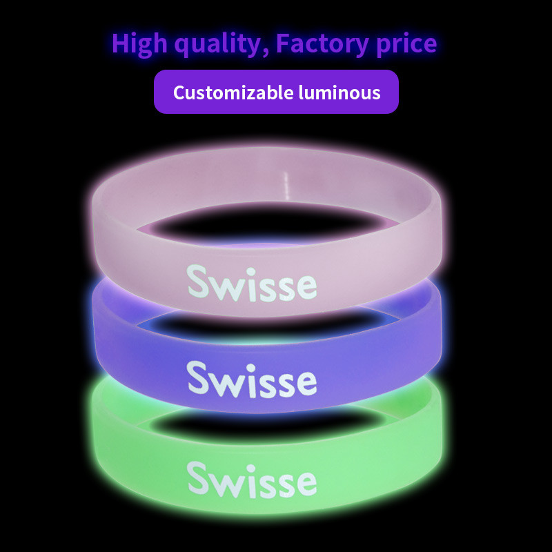 Personalized Printed Silicone Wristbands Custom Logo Colorful Bracelets