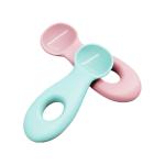 41g Non Toxic Silicone Infant Spoon Feeder Baby Milk Feeding Spoon Soft Tip