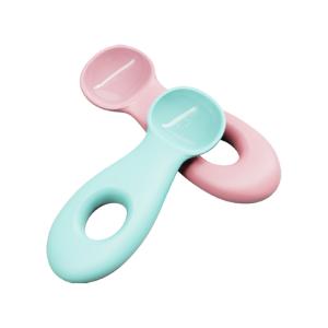Wholesale 41g Non Toxic Silicone Infant Spoon Feeder Baby Milk Feeding Spoon Soft Tip Spoons from china suppliers