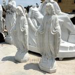 Virgin Mary Marble Statue Life Size White Natural Stone Virgin Maria Statues