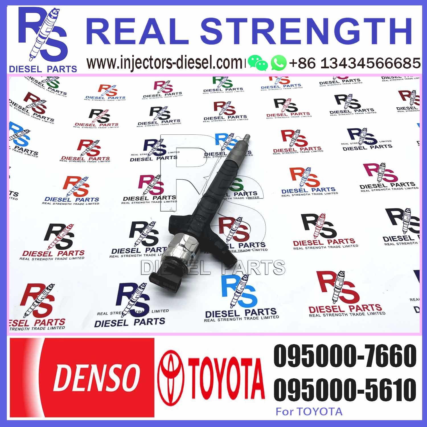 Common Rail Fuel Injector 23670-0R190 Diesel Fuel Injector 095000-7660 Original Remain Injector 23670-0R190