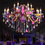 Colored crystal chandelier for Kids Children room Decoration (WH-CY-71)