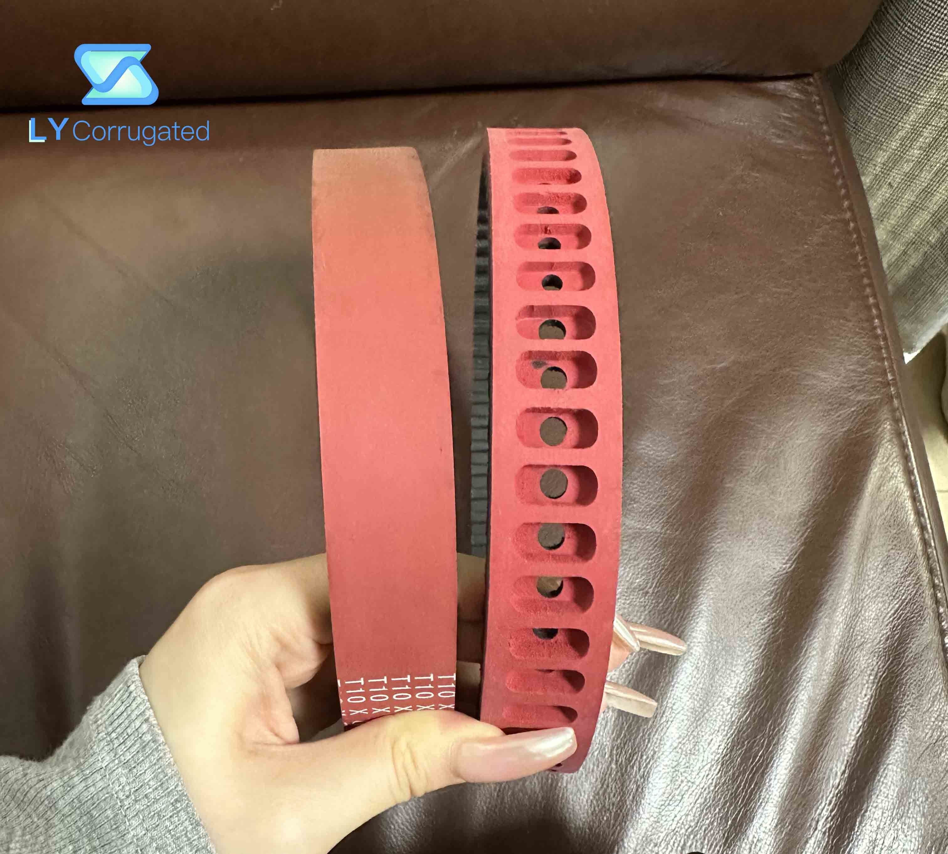 OEM Carton Machine Spare Parts T10 530 560 PU Rubber Toothed Belt