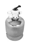 Swimming Pool Stainless Steel Pool Filter Tank , 600 - 1000mm Pool Sand Tank