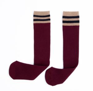 Wholesale Strips Knitting Girls Knee High Socks Breathable Sweat Absorbent Casual Socks For Dance from china suppliers