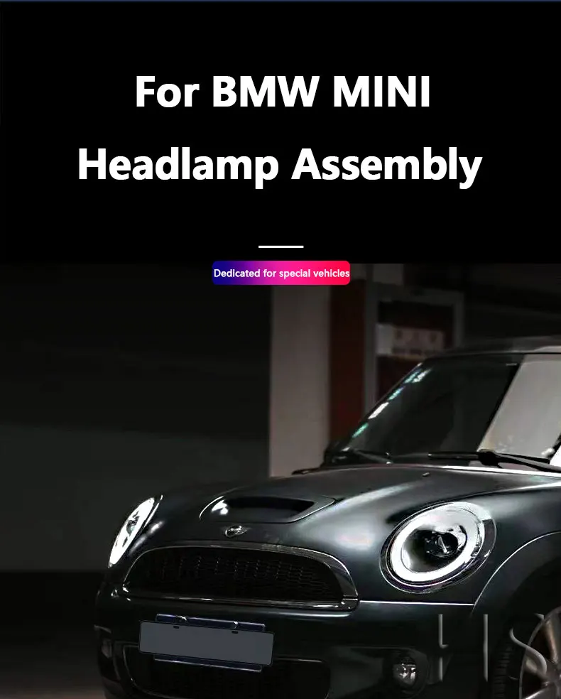 Mini R55 R56 R57 6000K BMW MINI Headlamp Assembly Front Light Lamp