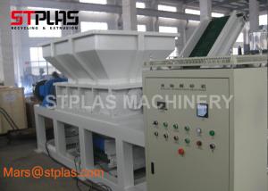 Wholesale Industrial Double Shaft Chipper Shredder Machine for Plastic bottle and bags from china suppliers