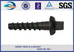 10.9 Grade 40Cr Steel Oxide Black Screw Spike Insert Plastic Dowel Railway
