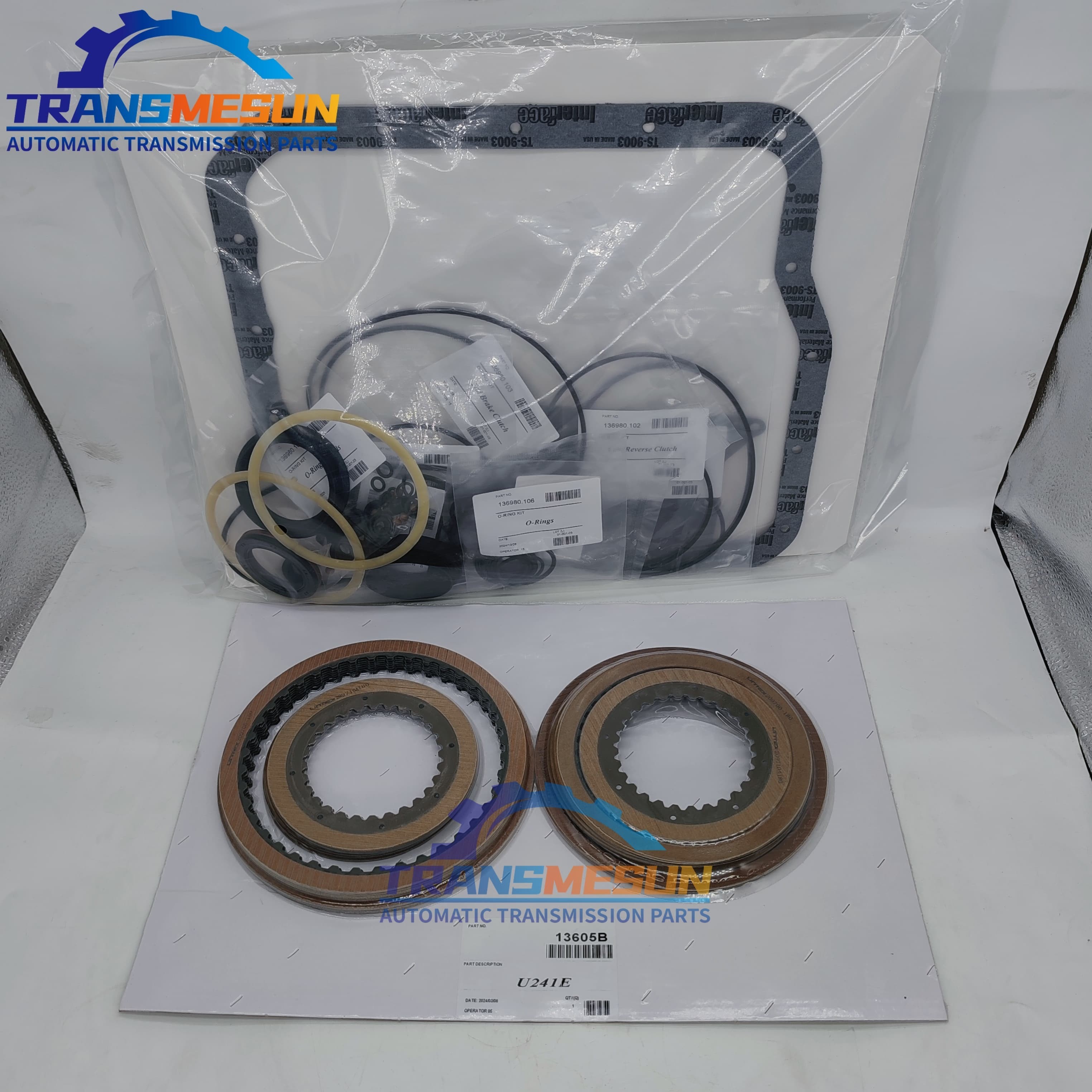 TOYOTA 4-speed U241E automatic transmission rebuild overhaul kit