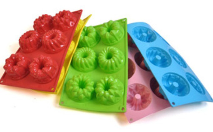 Silicone manufacturer Silicone baking tools 6 cups doughnuts shaped silicone mold SB-016