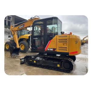 Wholesale Used Sany SY75C Pro Mini Excavator Second Hand 7.5 Ton Sany Mini Digger from china suppliers