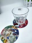 Anti Slip Coffee Table Cup Coaster 2D Design Inkjet Printing