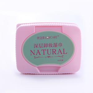 Wholesale Cotton Non-woven Material Cleaning Wet Wipes for makeup removal use from china suppliers