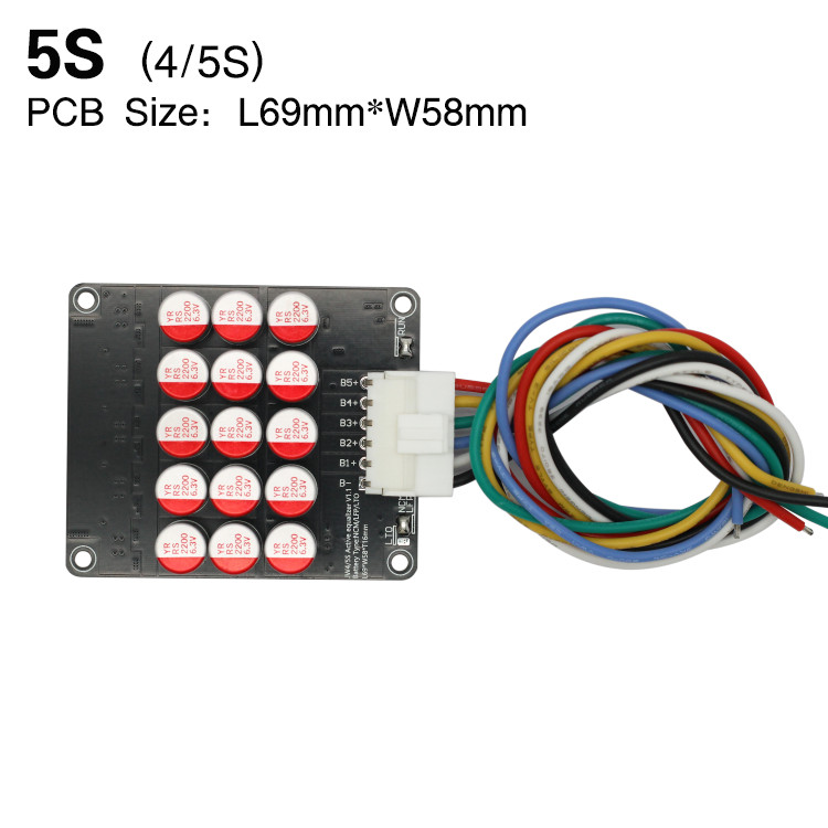 5A Active Balancer BMS 3S 4S 5S 6S 7S 8S 10S 12S Lifepo4 LTO Lithium Battery Equalizer