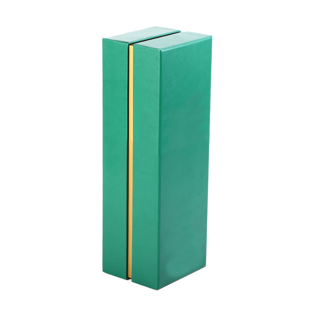 Customizable Wine Box Luxury Rigid Spirit Bottle CMYK Outer Packing box