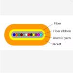 GJDFJV 12 Core Fiber Optic Cable Indoor Flat Fiber Ribbon Cable