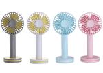 Small automatic personal hand held cartoon hand fan stand