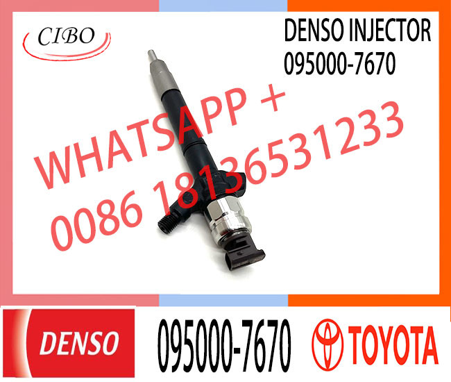 Nozzles 095000-7670 Diesel Fuel Common Rail Injector 095000 7670 0950007670 for Toyota