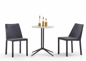 Wholesale Scratch Resistant Round Glass Side Table Iron Legs Without Streaks from china suppliers