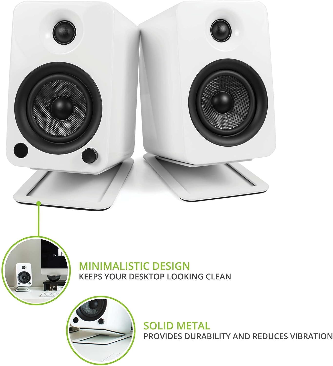 Speaker Stands Bracket for Plating Desk Audio Stand Laptop Speaker Studio Monitor Riser
