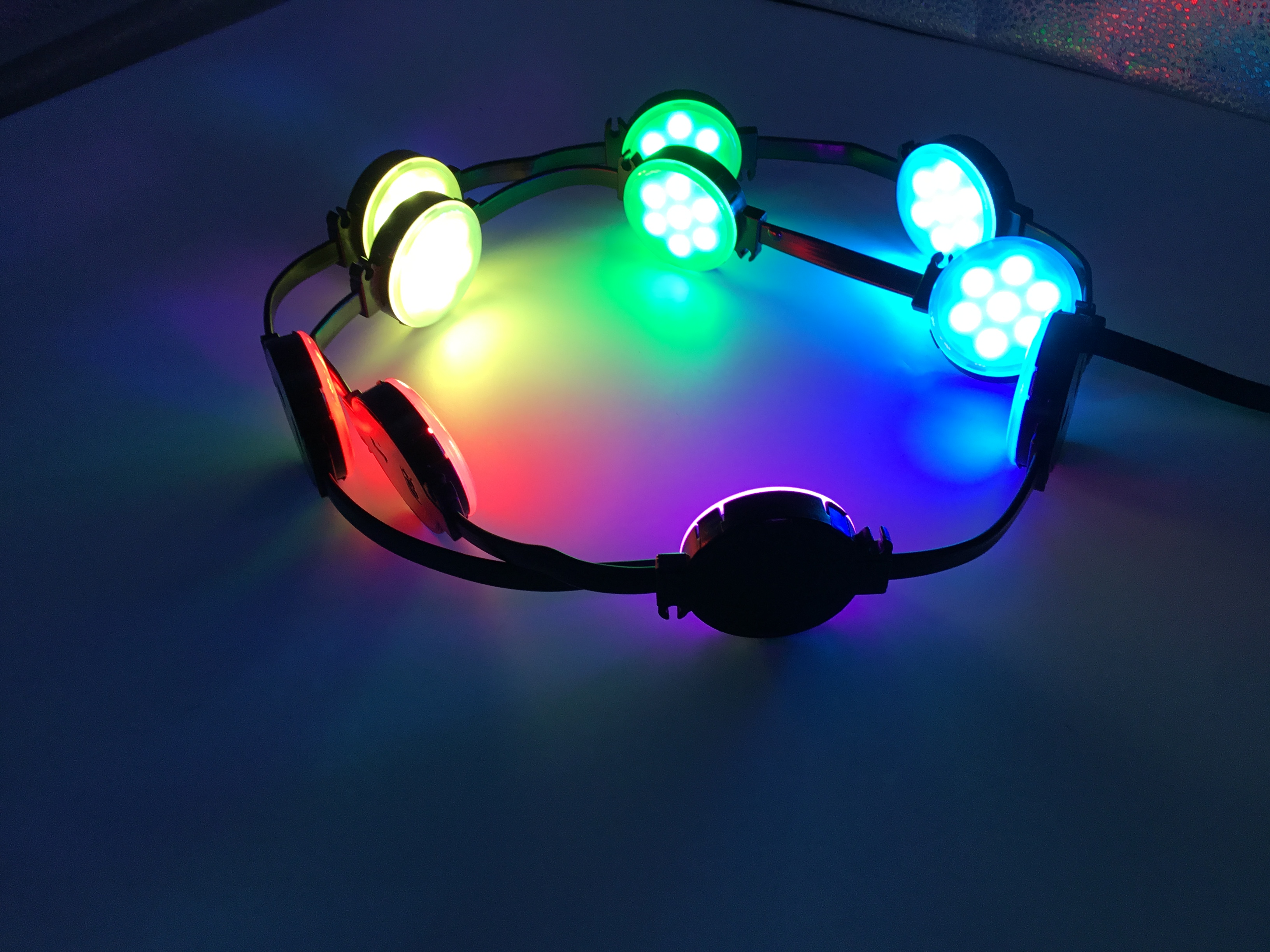 RGB Multicolor Changing LED Point Lights SMD5050 DC12V For Facade