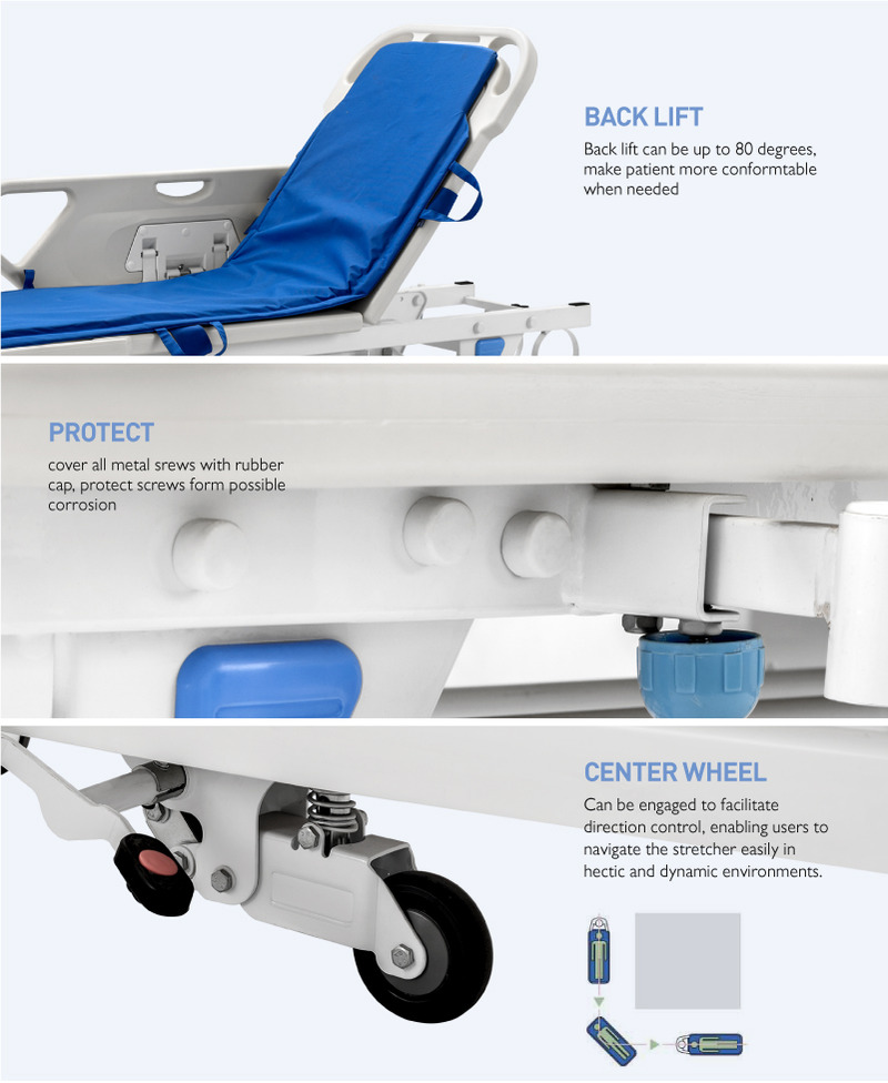 Patient Transport Emergency Resuscitation Trolley
