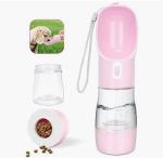 Dog Water Bottle for Walking, Pet Water Dispenser Feeder Container Portable with