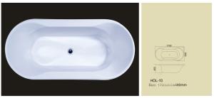 Wholesale Acrylic bathtub, simple bathtub, common bathtub,sanitary ware, bathroom bath tub HDL-10 from china suppliers