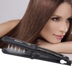 Frizz Proof Travel Steam Hair Straightener Dual Voltage 6 adjustable temp