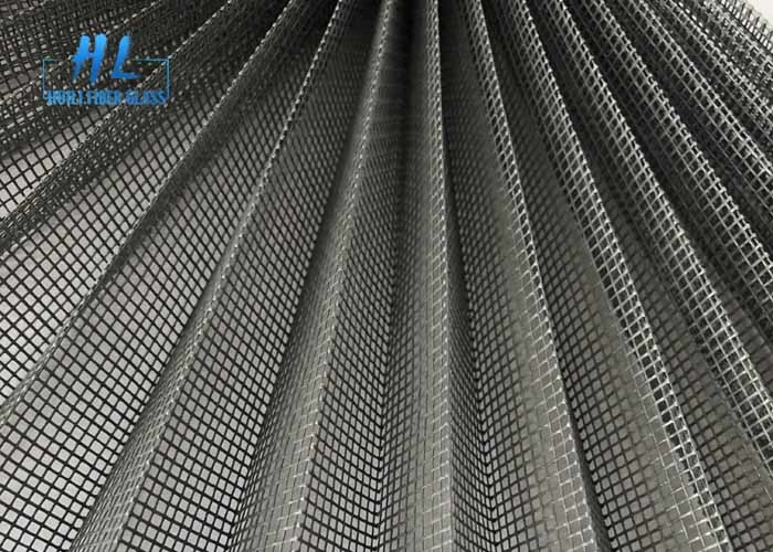2.0m Wide Plisse Insect Screen Grey Fiberglass Material For Sliding Window
