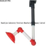 Wall Mounted Laboratory Fittings Fume Extractor Exhaust Arms 304 SS Center Bolt