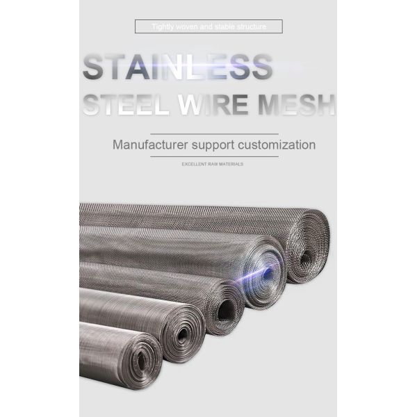 Smooth Surface Stainless Steel Filter Mesh Wear Resistant