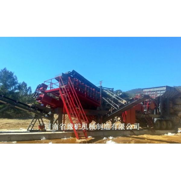 Protable Mobile Crushing And Screening Plants Reasonable Matching Saving Energy
