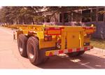 30 Feet Gooseneck Skeletal Container Trailer For Heavy Container Delivery