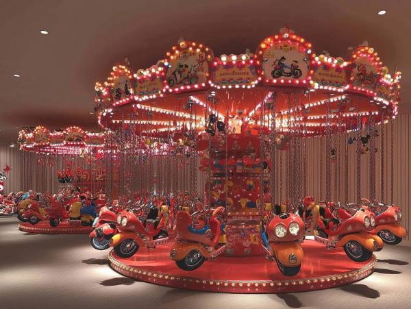 Motorcycle Rides Amusement Park Equipment Family Indoor Play Centre Equipment 5